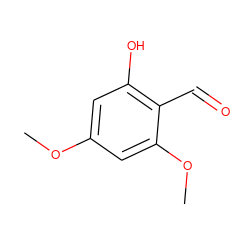 COc1cc(O)c(C=O)c(OC)c1 ZINC000000155425