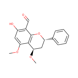 COc1cc(O)c(C=O)c2c1[C@H](OC)C[C@@H](c1ccccc1)O2 ZINC000103298380