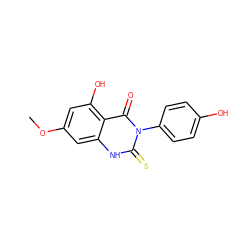 COc1cc(O)c2c(=O)n(-c3ccc(O)cc3)c(=S)[nH]c2c1 ZINC000013685439