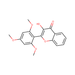 COc1cc(OC)c(-c2oc3ccccc3c(=O)c2O)c(OC)c1 ZINC000001718914