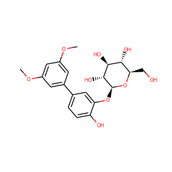 COc1cc(OC)cc(-c2ccc(O)c(O[C@@H]3O[C@H](CO)[C@@H](O)[C@H](O)[C@H]3O)c2)c1 ZINC000473135353