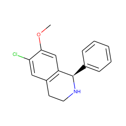 COc1cc2c(cc1Cl)CCN[C@@H]2c1ccccc1 ZINC000045287088
