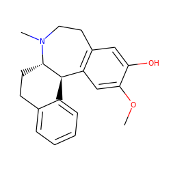 COc1cc2c(cc1O)CCN(C)[C@H]1CCc3ccccc3[C@H]21 ZINC000029563728