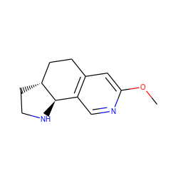 COc1cc2c(cn1)[C@H]1NCC[C@@H]1CC2 ZINC000000006424