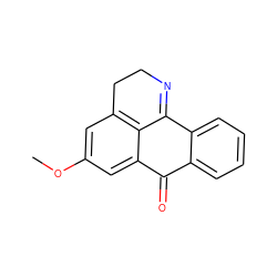 COc1cc2c3c(c1)C(=O)c1ccccc1C3=NCC2 ZINC000034283253