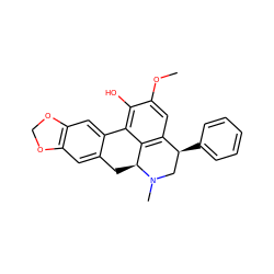 COc1cc2c3c(c1O)-c1cc4c(cc1C[C@@H]3N(C)C[C@@H]2c1ccccc1)OCO4 ZINC000473082078