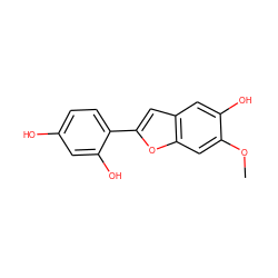 COc1cc2oc(-c3ccc(O)cc3O)cc2cc1O ZINC000013340092