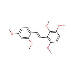 COc1ccc(/C=C/c2c(OC)ccc(OC)c2OC)c(OC)c1 ZINC000169330264