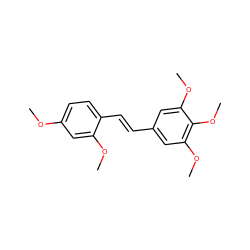COc1ccc(/C=C/c2cc(OC)c(OC)c(OC)c2)c(OC)c1 ZINC000139673046