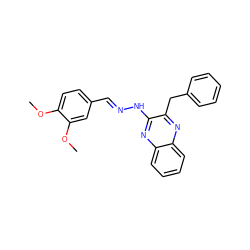 COc1ccc(/C=N/Nc2nc3ccccc3nc2Cc2ccccc2)cc1OC ZINC000064527558
