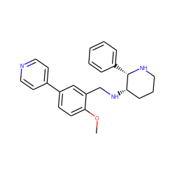 COc1ccc(-c2ccncc2)cc1CN[C@H]1CCCN[C@H]1c1ccccc1 ZINC000022938160