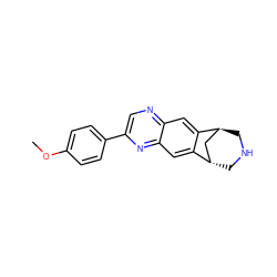 COc1ccc(-c2cnc3cc4c(cc3n2)[C@H]2CNC[C@H]4C2)cc1 ZINC000101031986