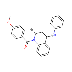 COc1ccc(C(=O)N2c3ccccc3[C@@H](Nc3ccccc3)C[C@H]2C)cc1 ZINC000000828374