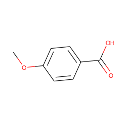 COc1ccc(C(=O)O)cc1 ZINC000000332748