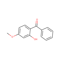 COc1ccc(C(=O)c2ccccc2)c(O)c1 ZINC000000136138