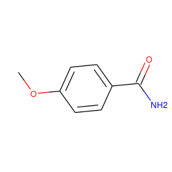 COc1ccc(C(N)=O)cc1 ZINC000000161203
