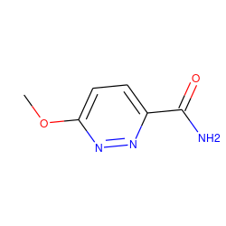 COc1ccc(C(N)=O)nn1 ZINC000144134381