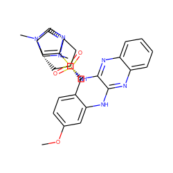 COc1ccc(C[C@@H]2C[C@@H]3CC[C@H](C2)N3C)c(Nc2nc3ccccc3nc2NS(=O)(=O)c2cn(C)cn2)c1 ZINC000261105755