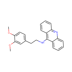COc1ccc(CCNc2c3ccccc3nc3ccccc23)cc1OC ZINC000004729976