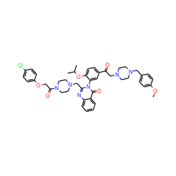 COc1ccc(CN2CCN(CC(=O)c3ccc(OC(C)C)c(-n4c(CN5CCN(C(=O)COc6ccc(Cl)cc6)CC5)nc5ccccc5c4=O)c3)CC2)cc1 ZINC000473152693