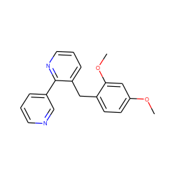 COc1ccc(Cc2cccnc2-c2cccnc2)c(OC)c1 ZINC000027201621