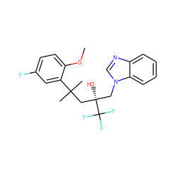 COc1ccc(F)cc1C(C)(C)C[C@@](O)(Cn1cnc2ccccc21)C(F)(F)F ZINC000034802064