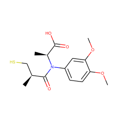 COc1ccc(N(C(=O)[C@@H](C)CS)[C@@H](C)C(=O)O)cc1OC ZINC000028263305