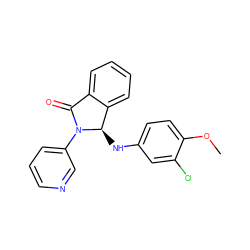 COc1ccc(N[C@@H]2c3ccccc3C(=O)N2c2cccnc2)cc1Cl ZINC000004917804