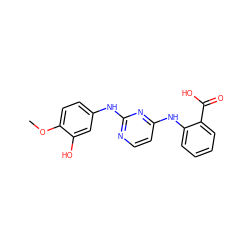 COc1ccc(Nc2nccc(Nc3ccccc3C(=O)O)n2)cc1O ZINC000063540067