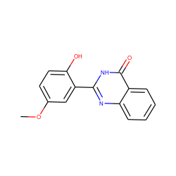 COc1ccc(O)c(-c2nc3ccccc3c(=O)[nH]2)c1 ZINC000169353962