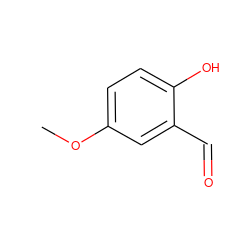 COc1ccc(O)c(C=O)c1 ZINC000001656240