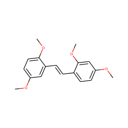 COc1ccc(OC)c(/C=C/c2ccc(OC)cc2OC)c1 ZINC000169330253