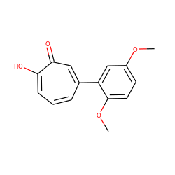 COc1ccc(OC)c(-c2cccc(O)c(=O)c2)c1 ZINC000096913637