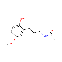 COc1ccc(OC)c(CCCNC(C)=O)c1 ZINC000049071177