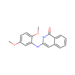 COc1ccc(OC)c(Nc2cc3ccccc3c(=O)[nH]2)c1 ZINC000015952497