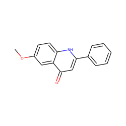 COc1ccc2[nH]c(-c3ccccc3)cc(=O)c2c1 ZINC000008649323