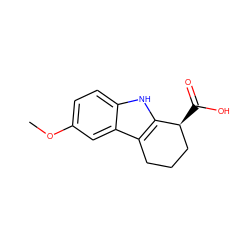 COc1ccc2[nH]c3c(c2c1)CCC[C@@H]3C(=O)O ZINC000011948691