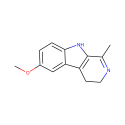 COc1ccc2[nH]c3c(c2c1)CCN=C3C ZINC000100039598