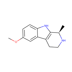 COc1ccc2[nH]c3c(c2c1)CCN[C@@H]3C ZINC000019498277