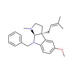 COc1ccc2c(c1)[C@]1(CC=C(C)C)CCN(C)[C@@H]1N2Cc1ccccc1 ZINC000040845220