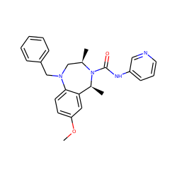 COc1ccc2c(c1)[C@H](C)N(C(=O)Nc1cccnc1)[C@H](C)CN2Cc1ccccc1 ZINC001772608522