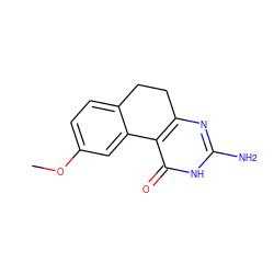 COc1ccc2c(c1)-c1c(nc(N)[nH]c1=O)CC2 ZINC000013832460