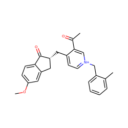 COc1ccc2c(c1)C[C@@H](Cc1cc[n+](Cc3ccccc3C)cc1C(C)=O)C2=O ZINC001772627728