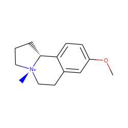 COc1ccc2c(c1)CC[N@+]1(C)CCC[C@H]21 ZINC000261511889