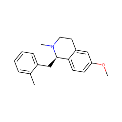 COc1ccc2c(c1)CCN(C)[C@@H]2Cc1ccccc1C ZINC000045354091