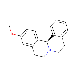 COc1ccc2c(c1)CCN1CCc3ccccc3[C@H]21 ZINC000045349307