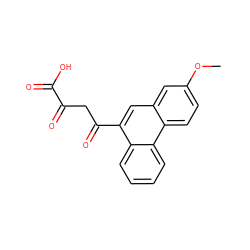 COc1ccc2c(c1)cc(C(=O)CC(=O)C(=O)O)c1ccccc12 ZINC000096937909