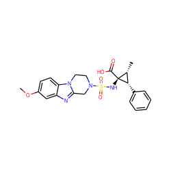 COc1ccc2c(c1)nc1n2CCN(S(=O)(=O)N[C@@]2(C(=O)O)[C@H](C)[C@@H]2c2ccccc2)C1 ZINC000071316600