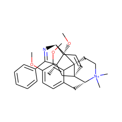 COc1ccc2c(c1OC)[C@]13CC[N+](C)(C)[C@H](C2)[C@]12C=C[C@]1(OC)[C@H]3N=C(c3ccccc3)[C@]1(C)C2 ZINC000043120378