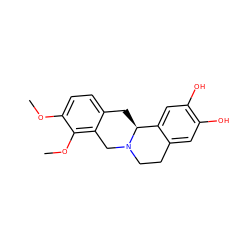 COc1ccc2c(c1OC)CN1CCc3cc(O)c(O)cc3[C@@H]1C2 ZINC000013542512